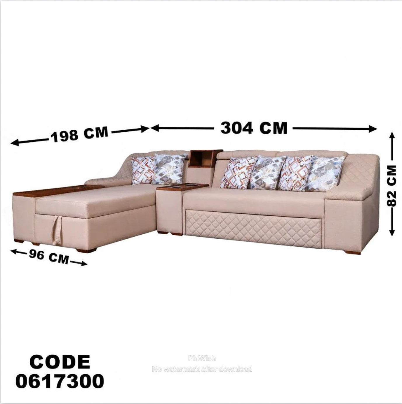 ركنة سرير وسحارة T173