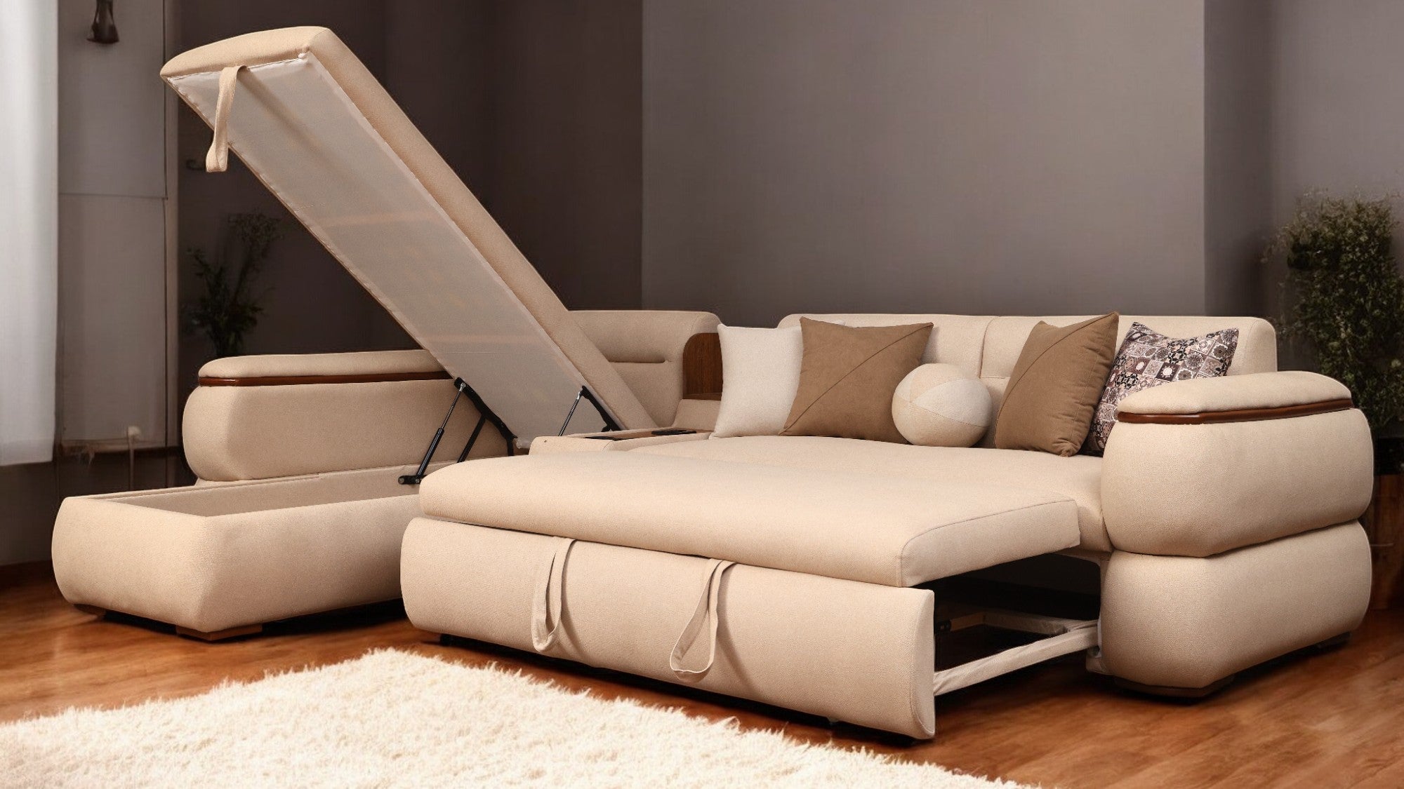 ركنة سرير وسحارة T292