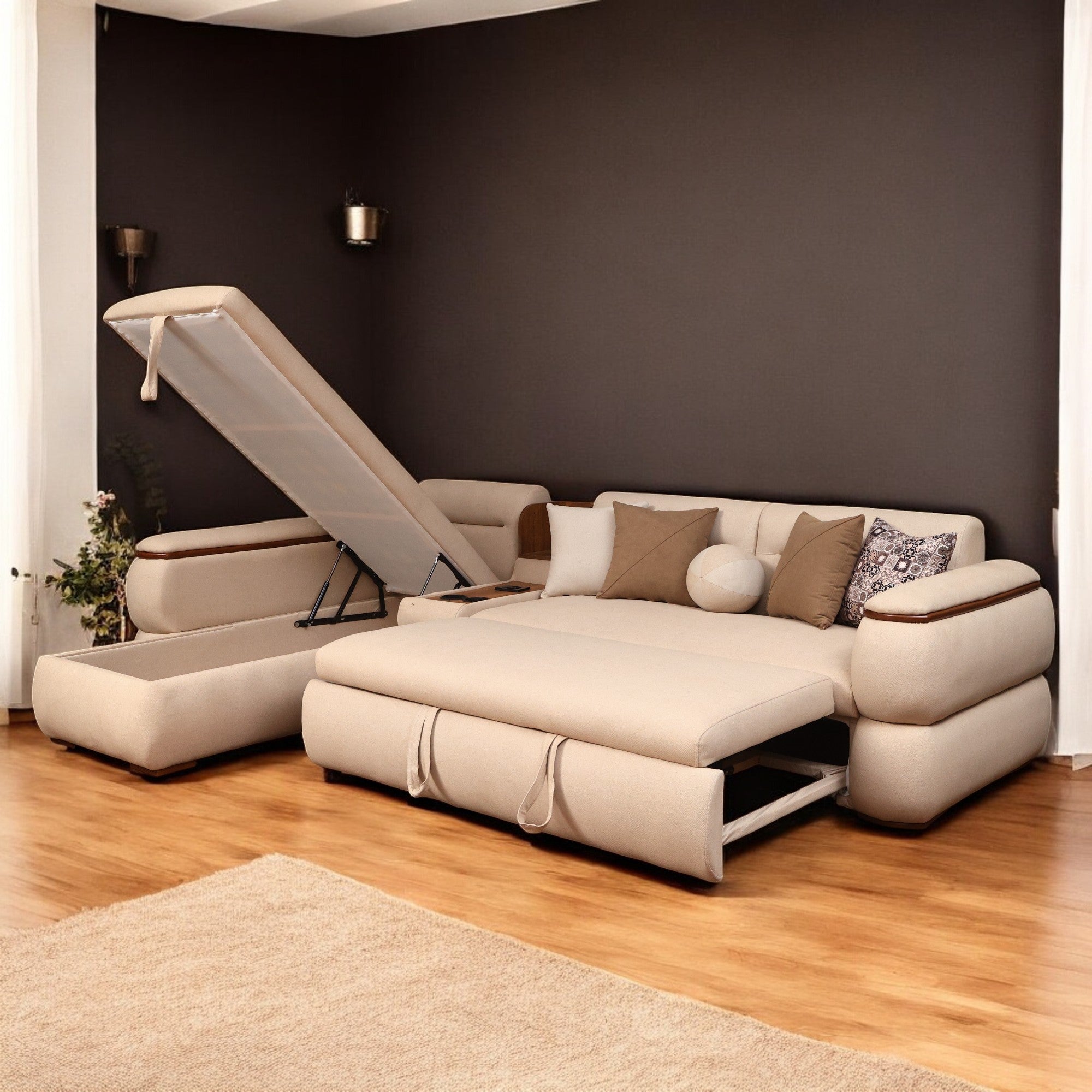 ركنة سرير وسحارة T292