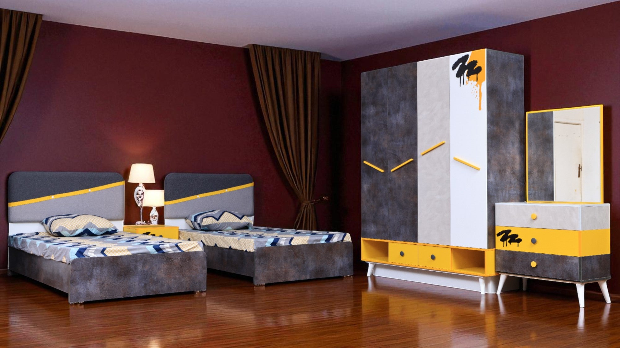 غرفة نوم اطفال 331