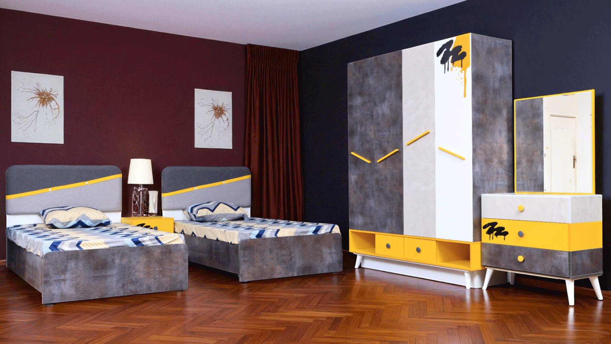 غرفة نوم اطفال 331