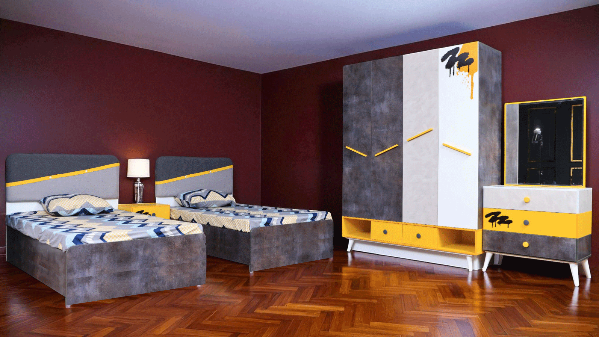 غرفة نوم اطفال 331