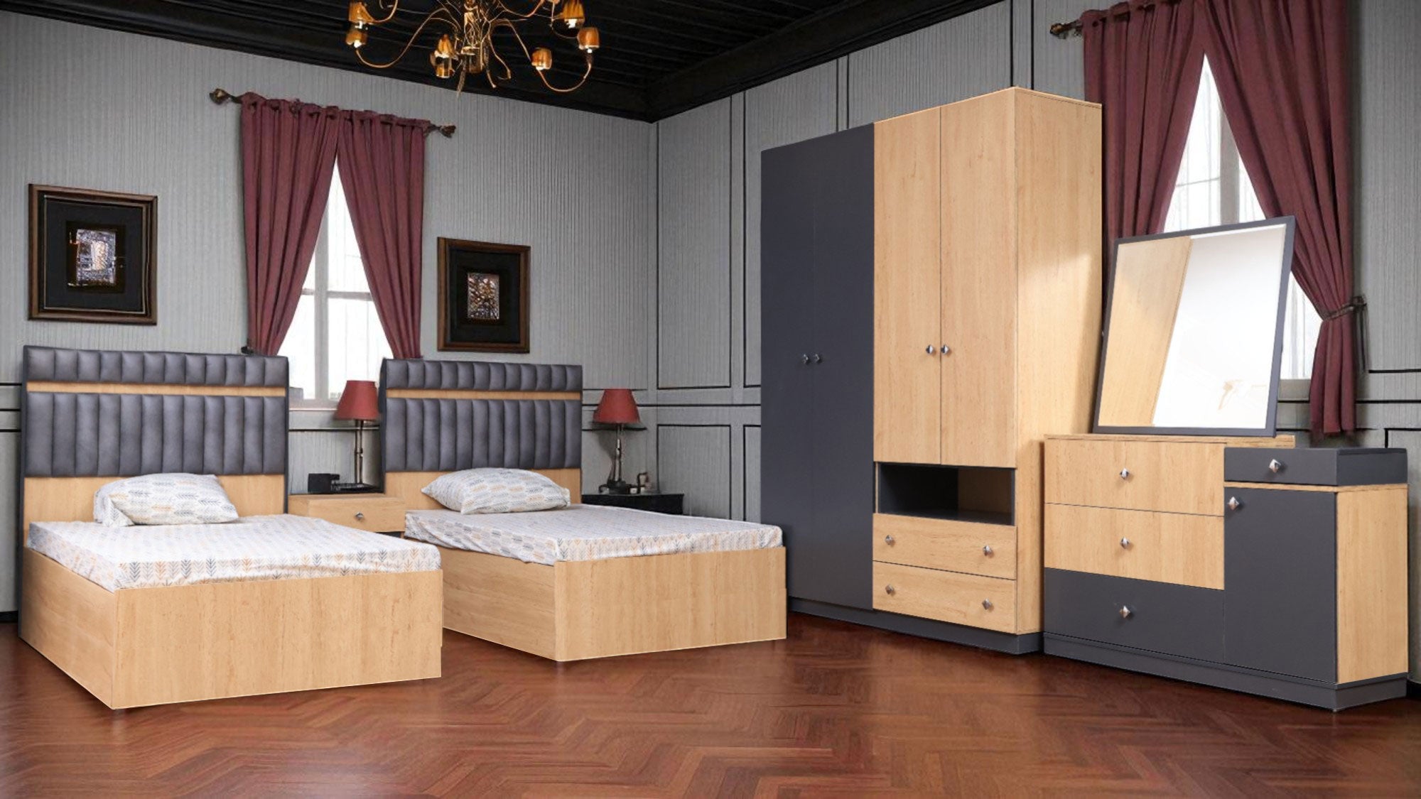 T296 غرفة نوم اطفال