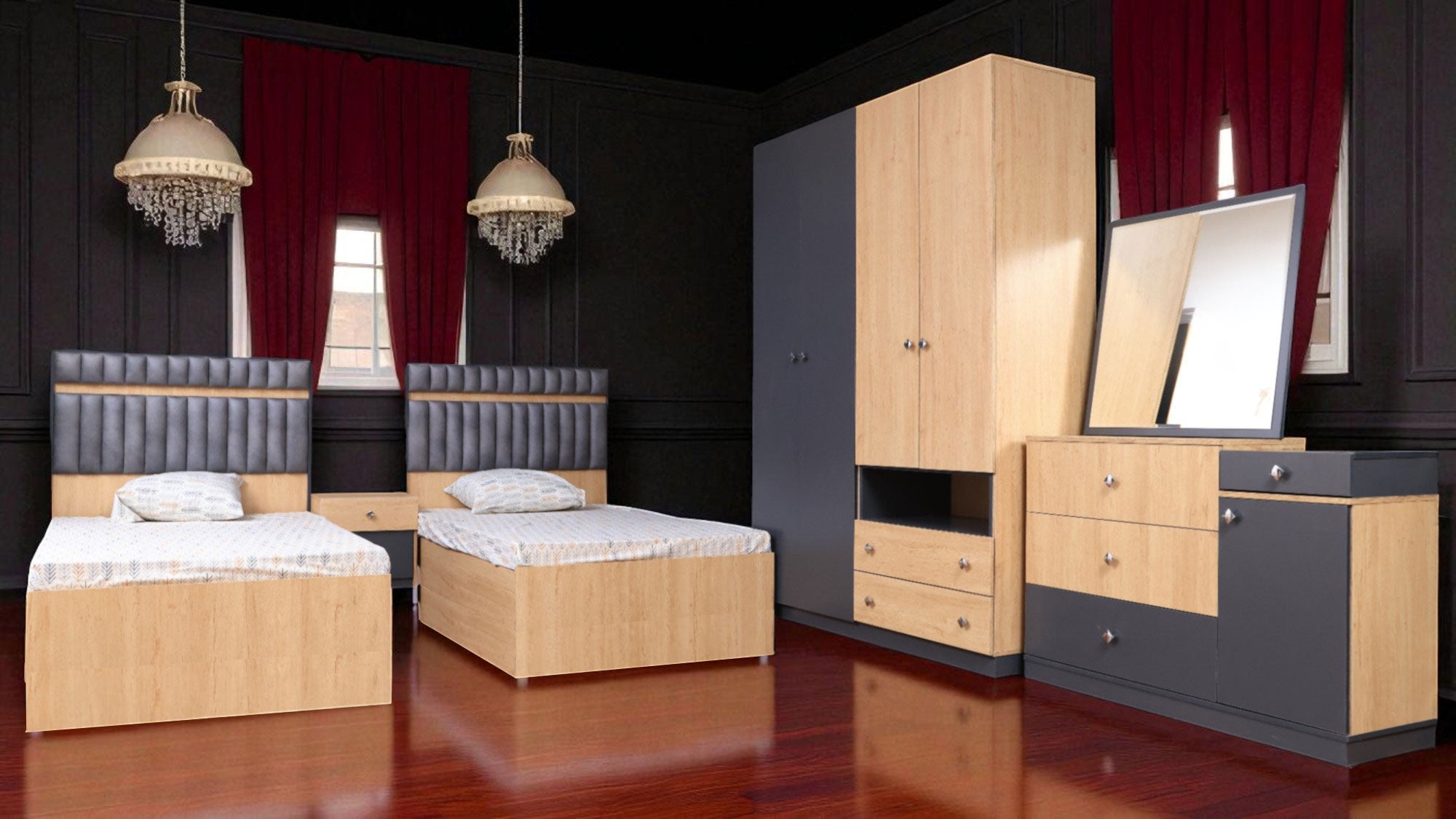 T296 غرفة نوم اطفال