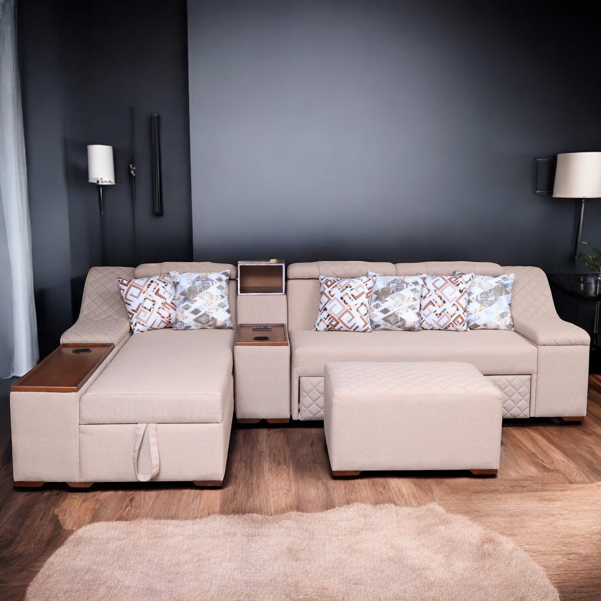 ركنة سرير وسحارة T173