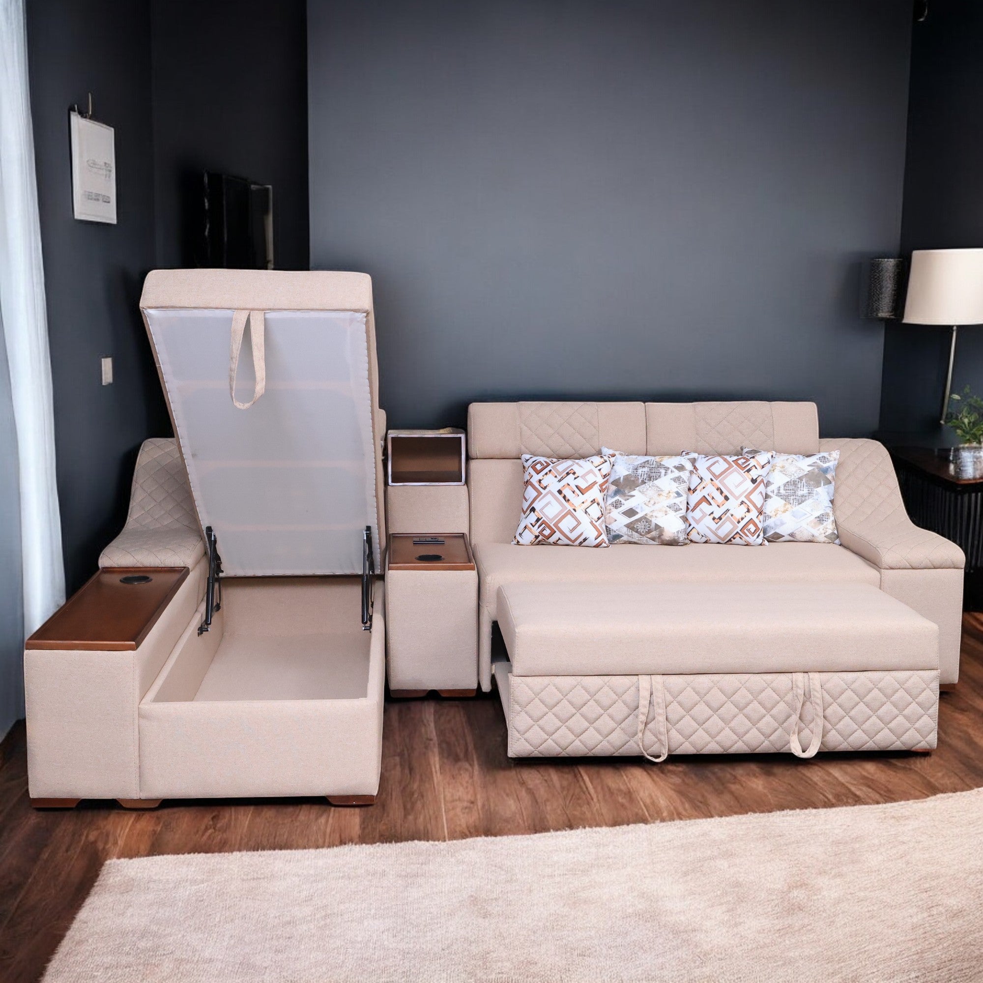 ركنة سرير وسحارة T173