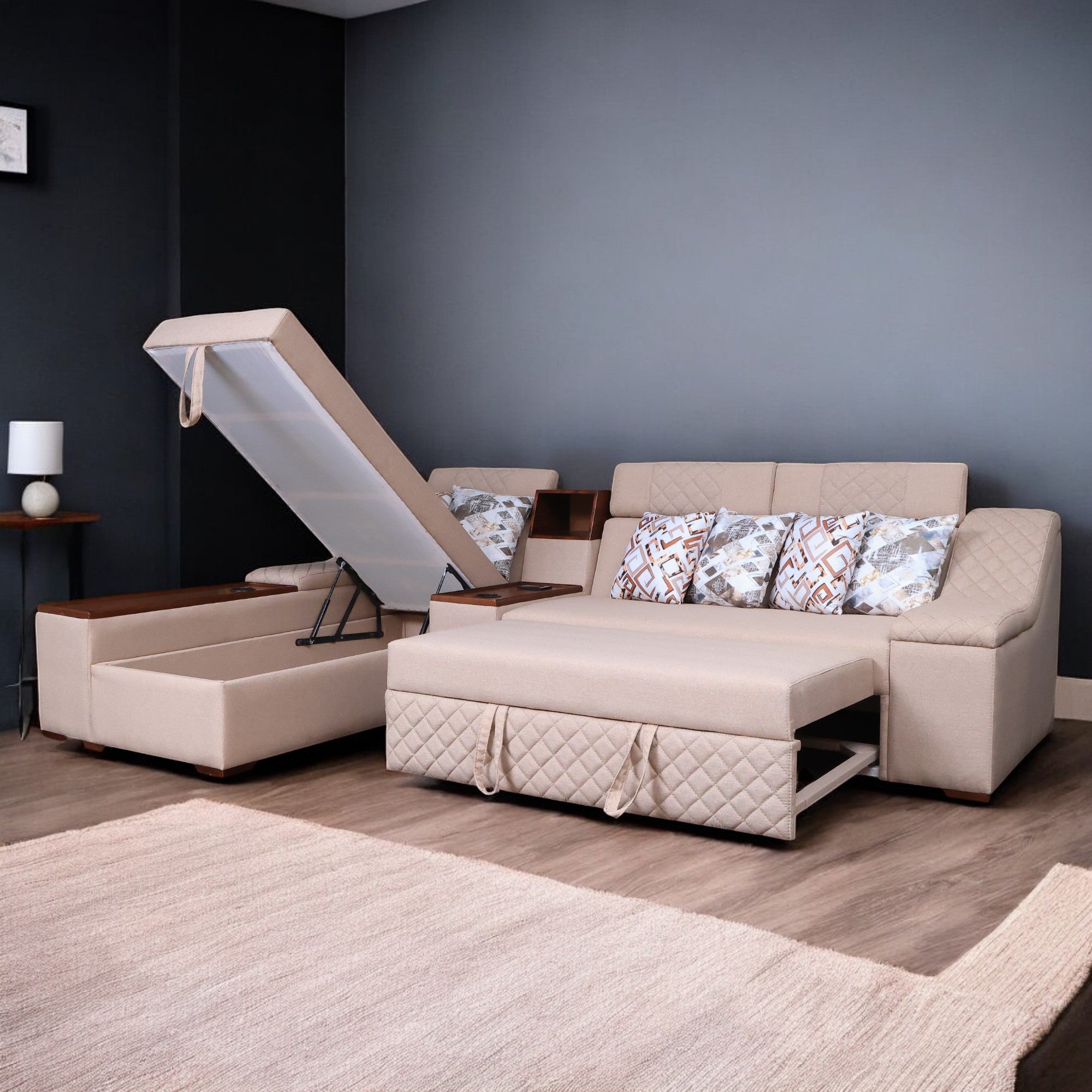 ركنة سرير وسحارة T173