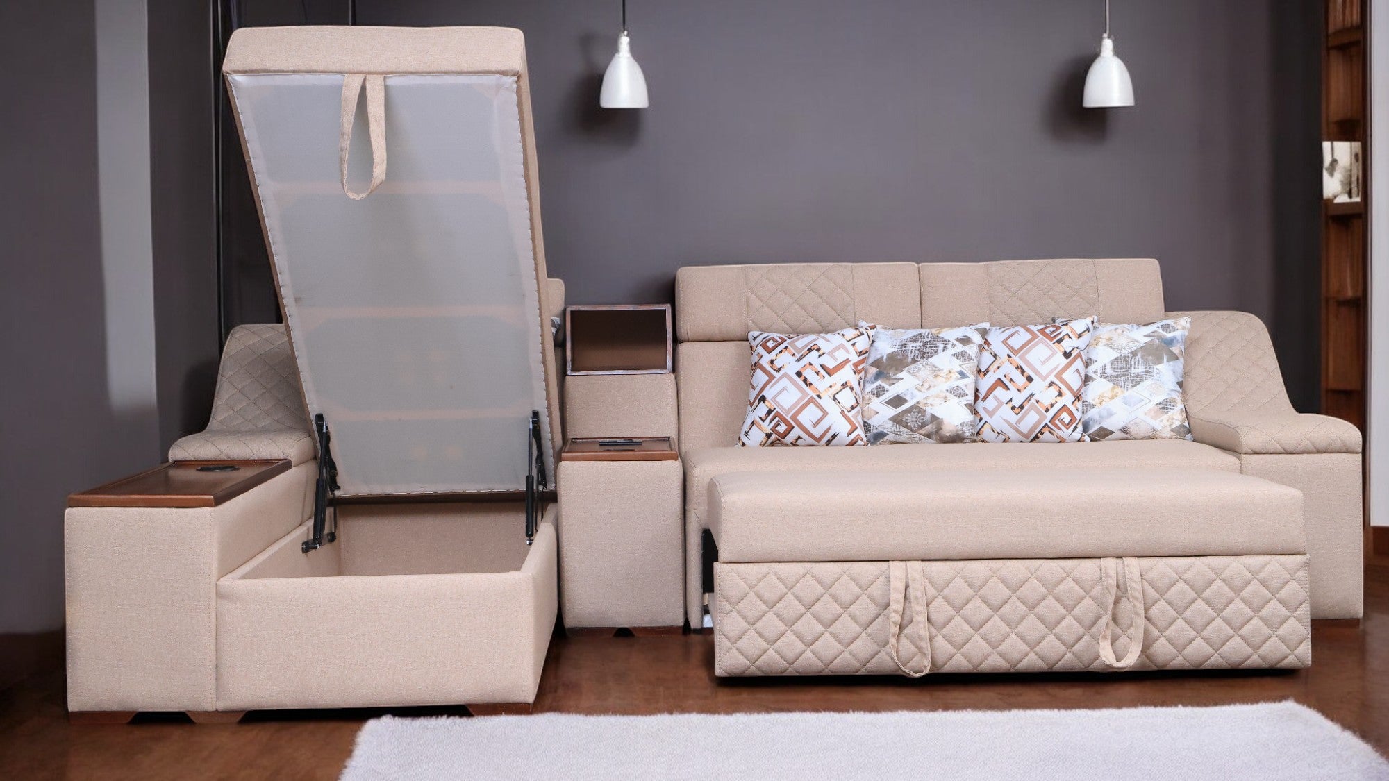 ركنة سرير وسحارة T173