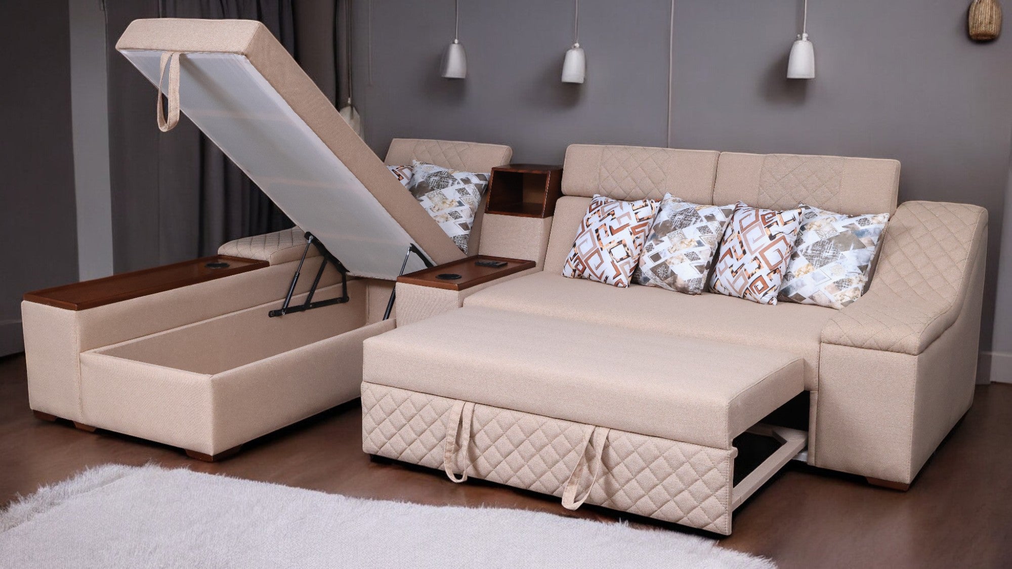 ركنة سرير وسحارة T173