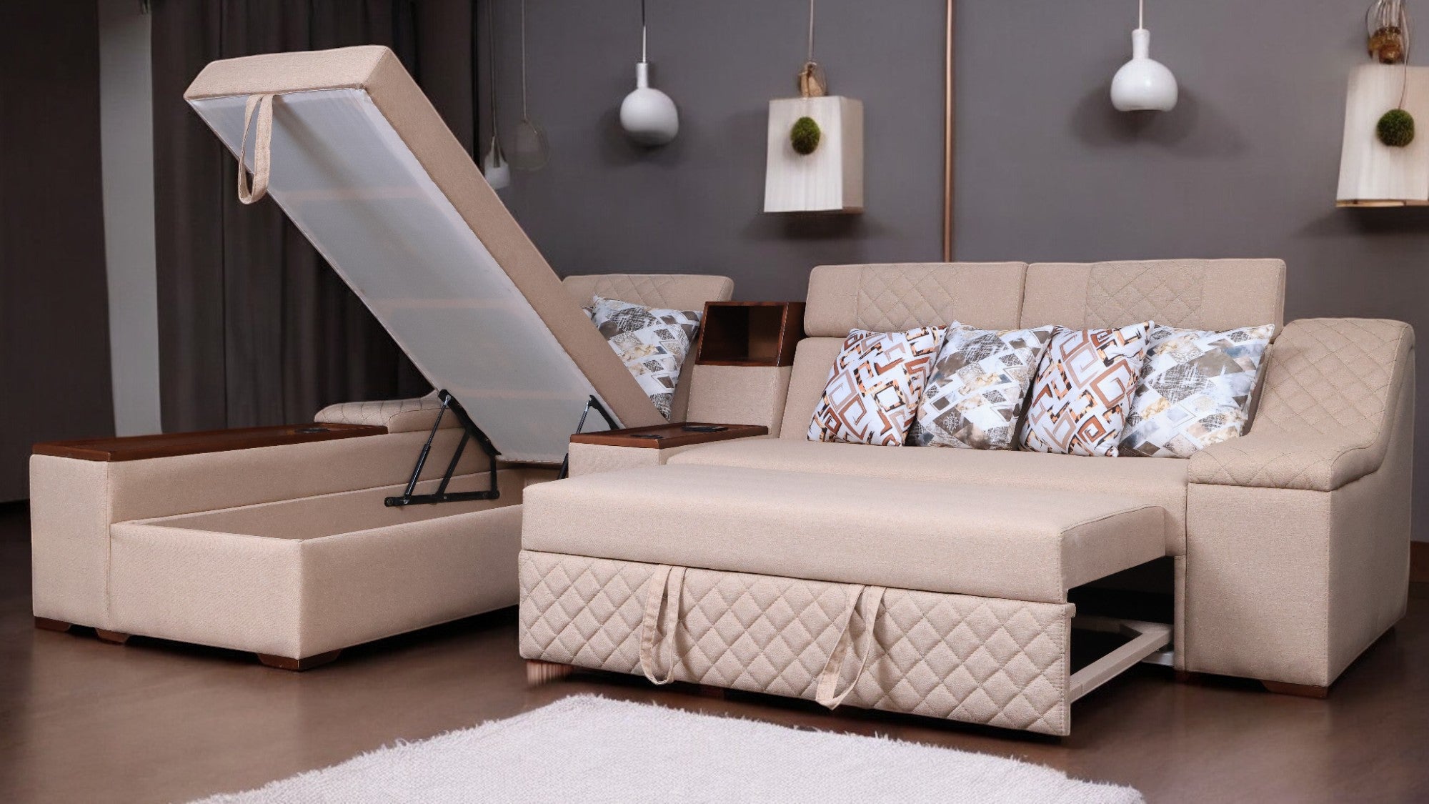 ركنة سرير وسحارة T173