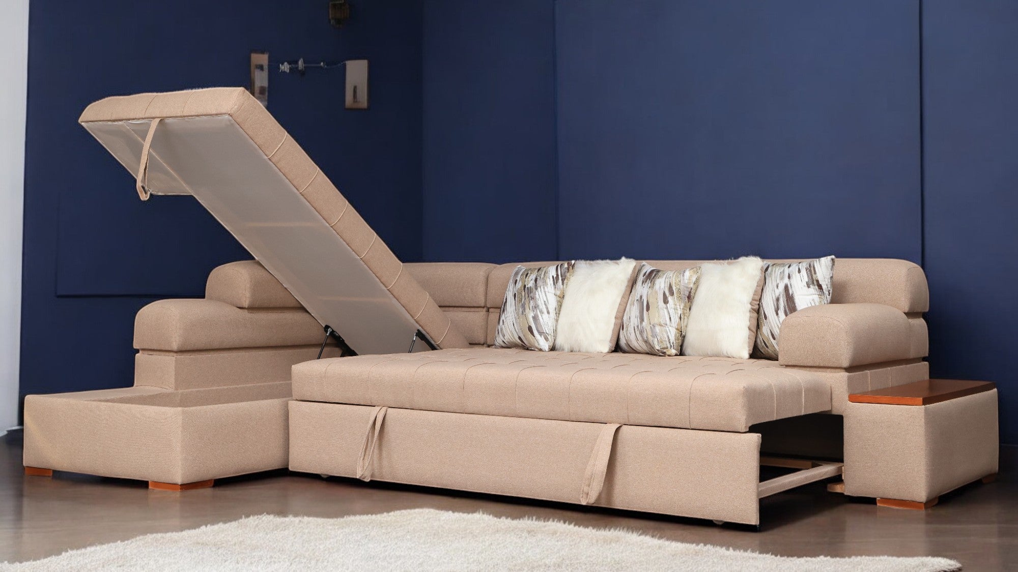 T234 ركنة سرير سحارة