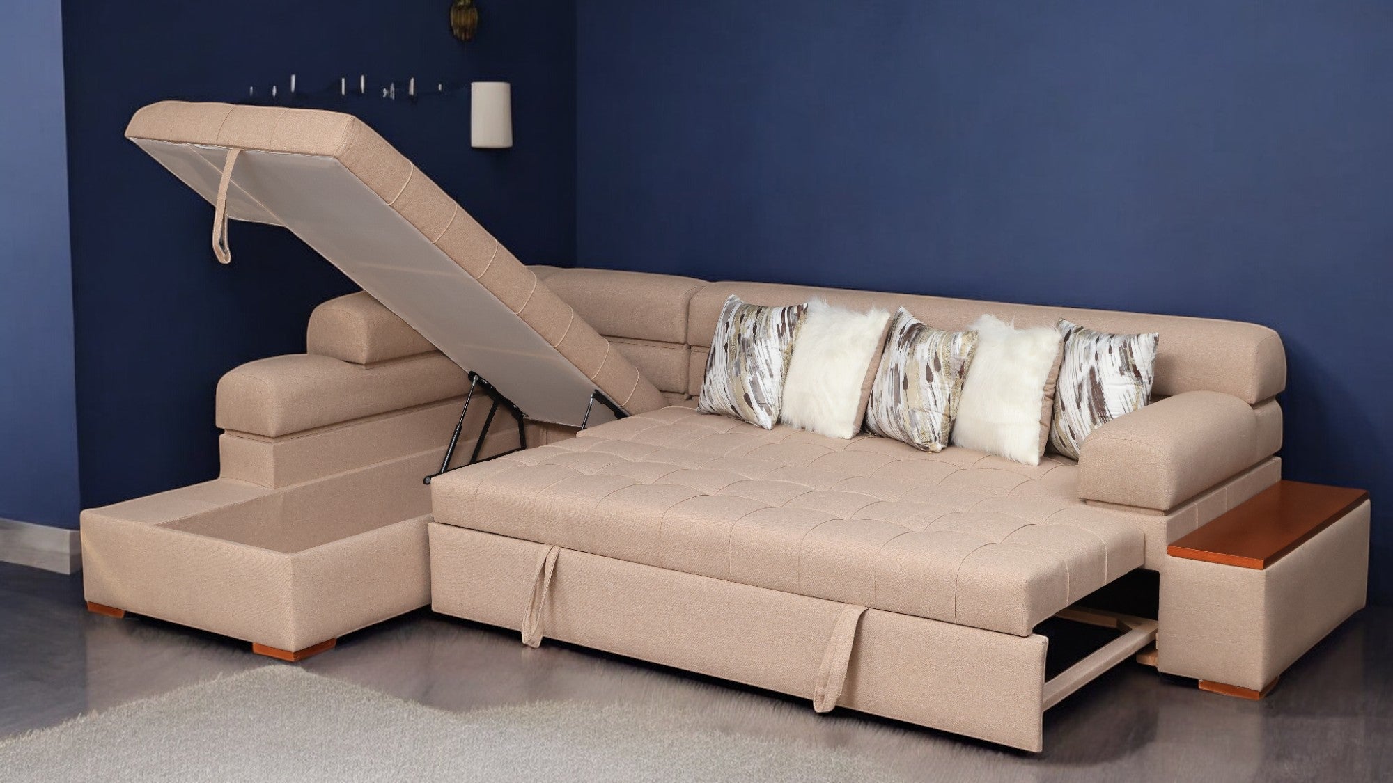 T234 ركنة سرير سحارة