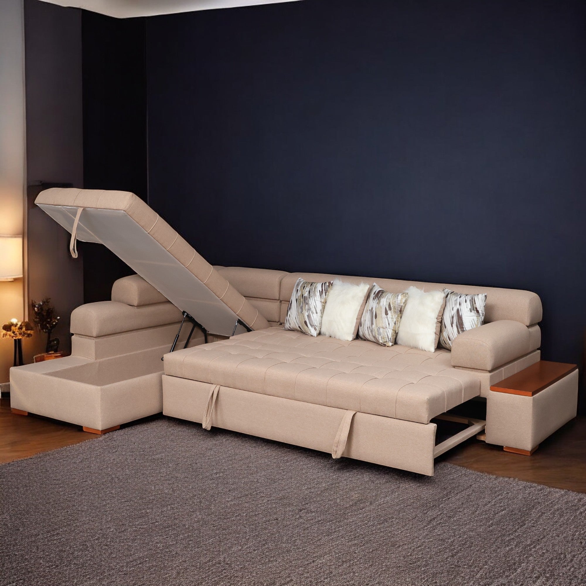 T234 ركنة سرير سحارة