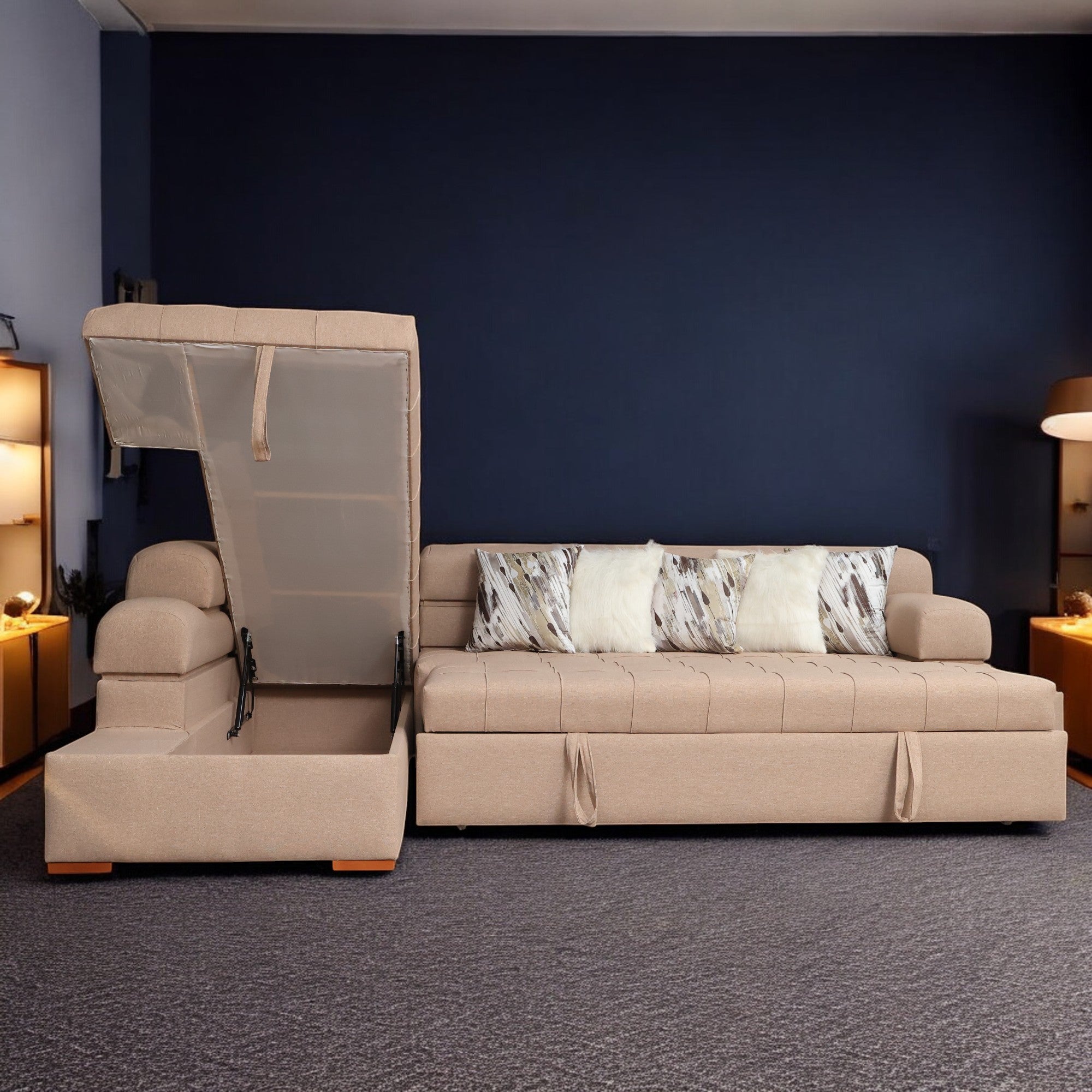 T234 ركنة سرير سحارة