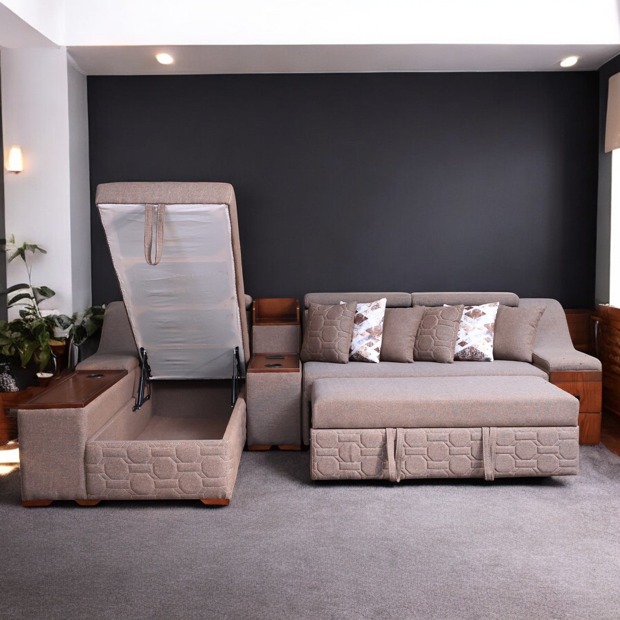 T280 ركنة سرير وسحارة