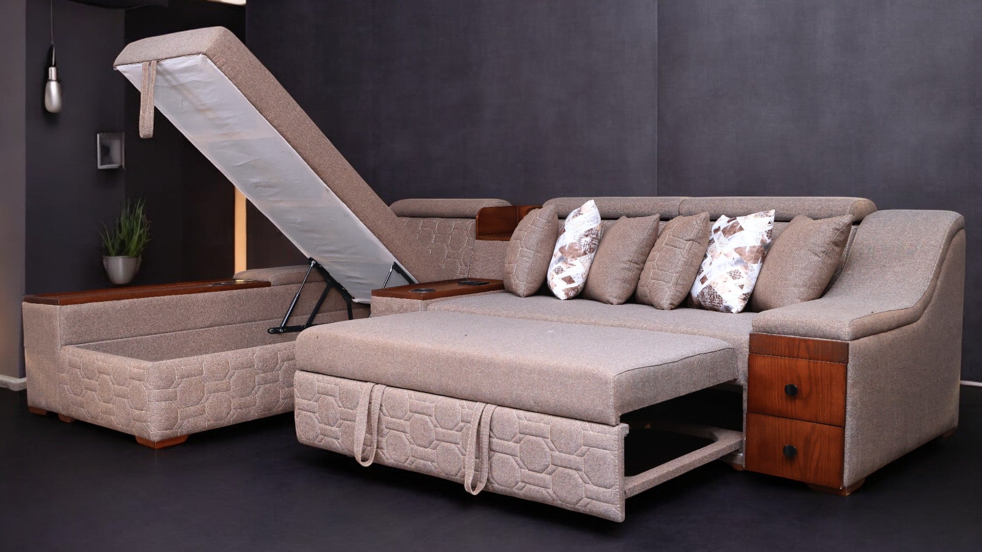 T280 ركنة سرير وسحارة