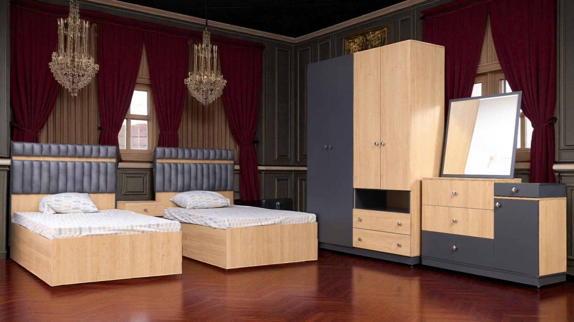 T296 غرفة نوم اطفال